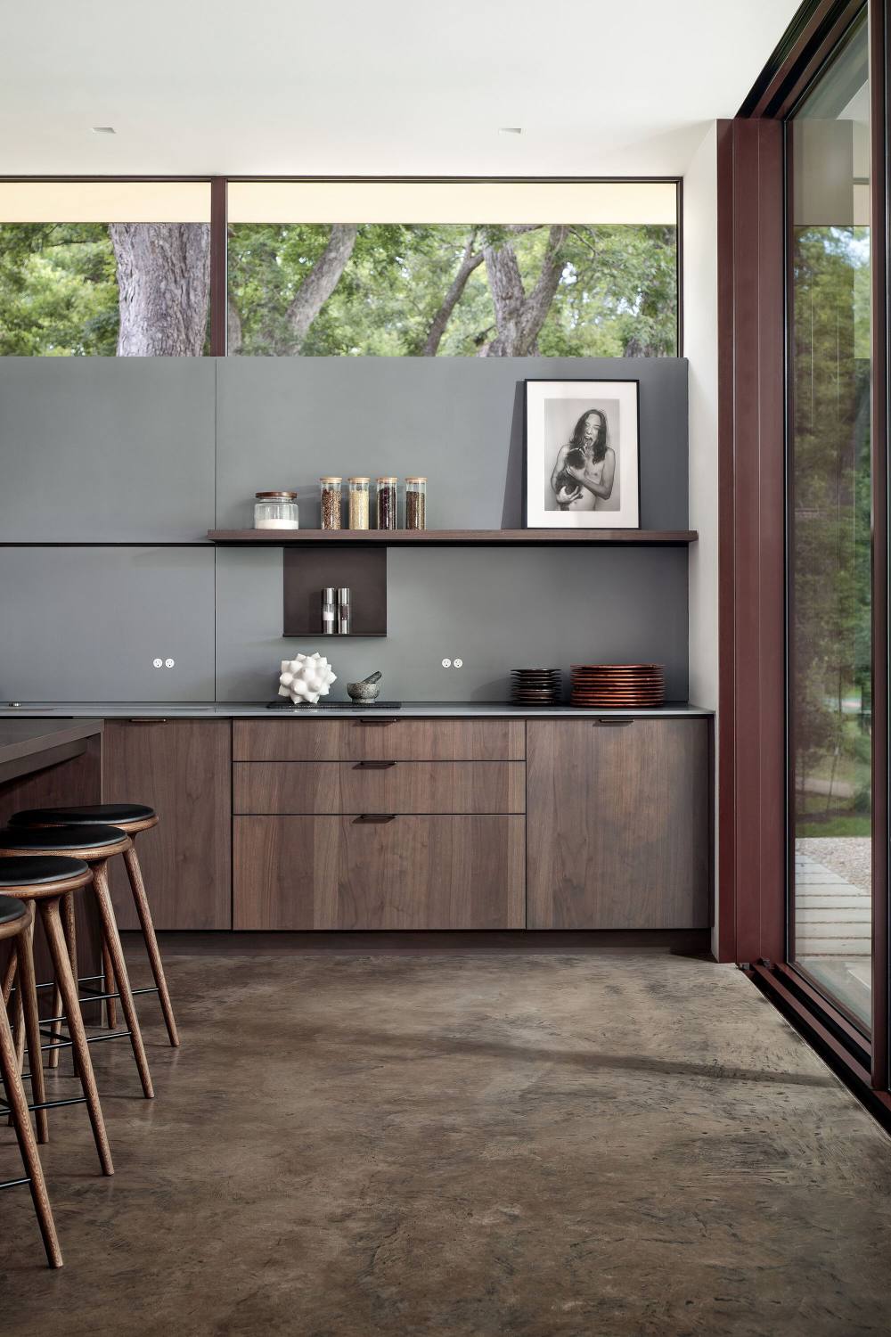 耐候钢湖边别墅设计丨戈者设计-8