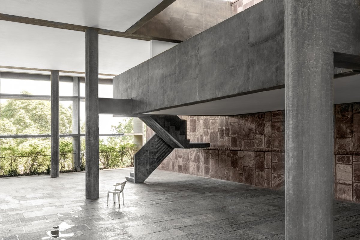 印度阿默达巴德纺织厂总部大楼-15