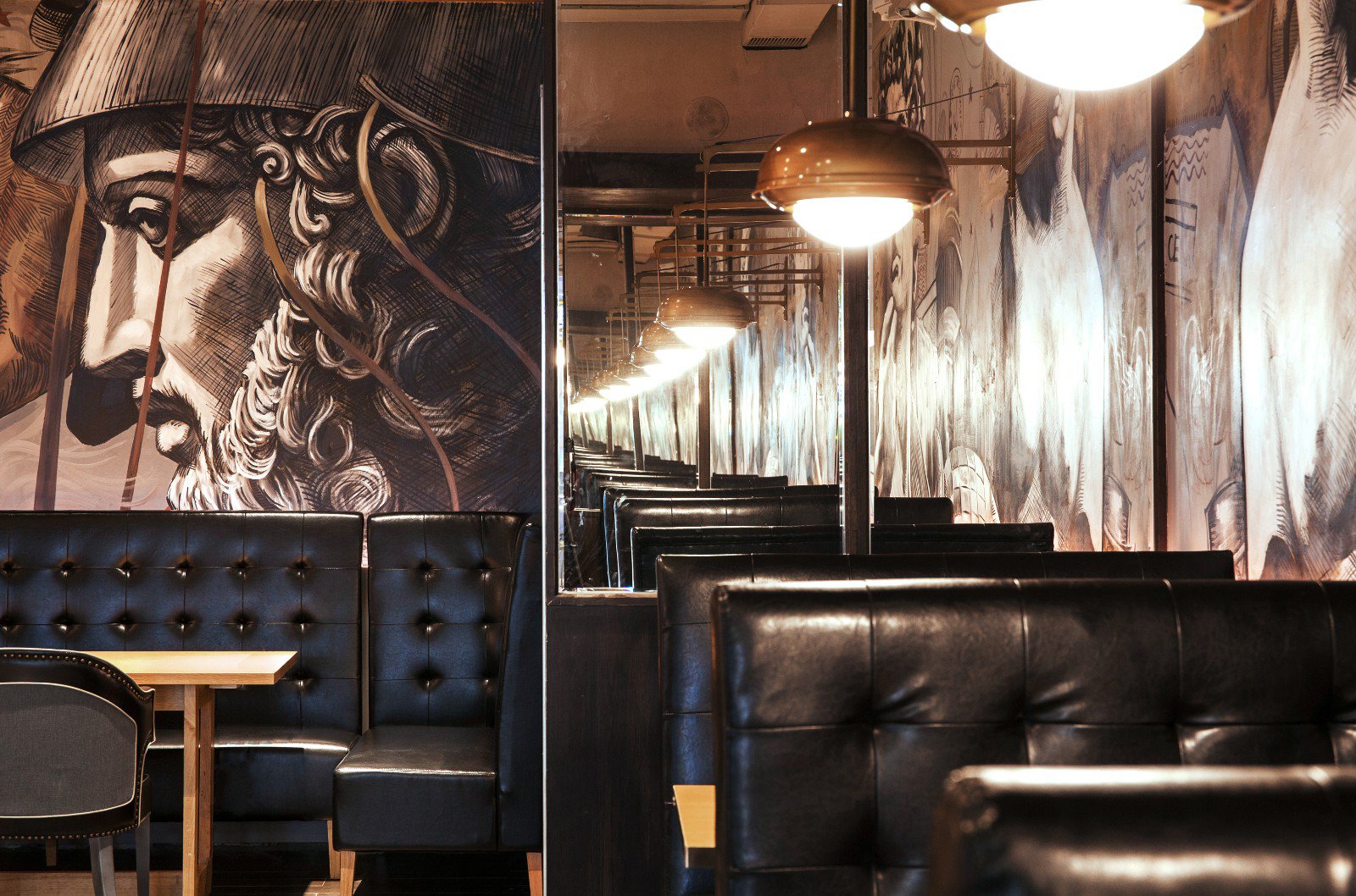 280m²东莞漫话热狗西餐厅  方盒子餐饮设计-7