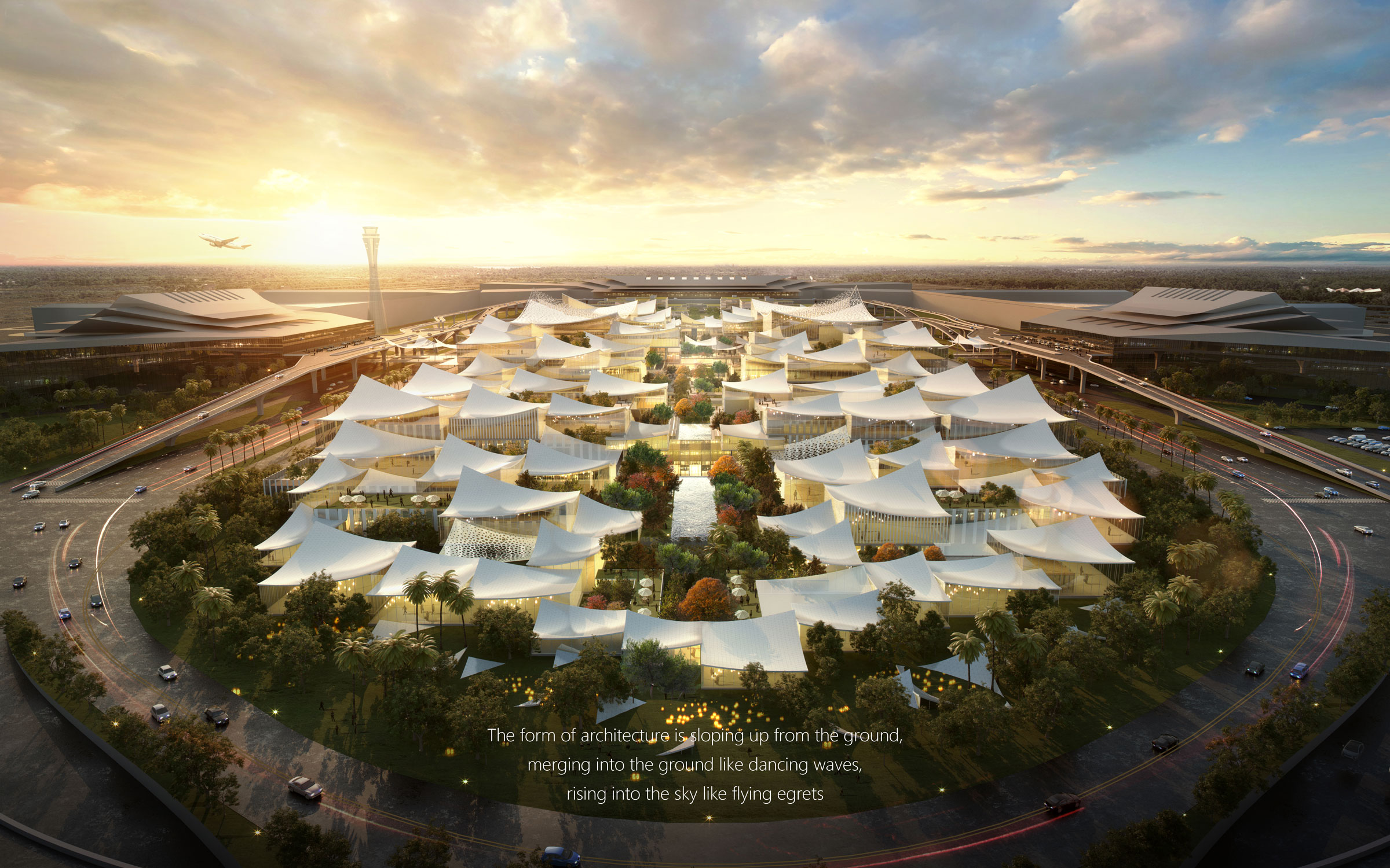 Comprehensive Development of Central Area at Xiamen New Airport | EAST CHINA ARCHITECTURAL DESIGN & RESEARCH INSTITUTE CO., LTD | STUDIO DINGSHUN-15