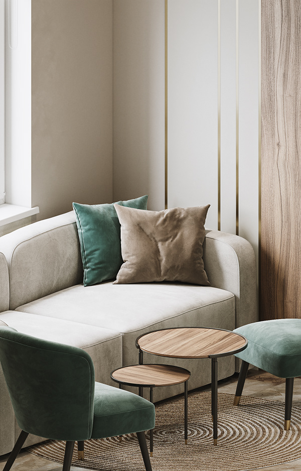 乌克兰 110㎡浅色系公寓设计-14