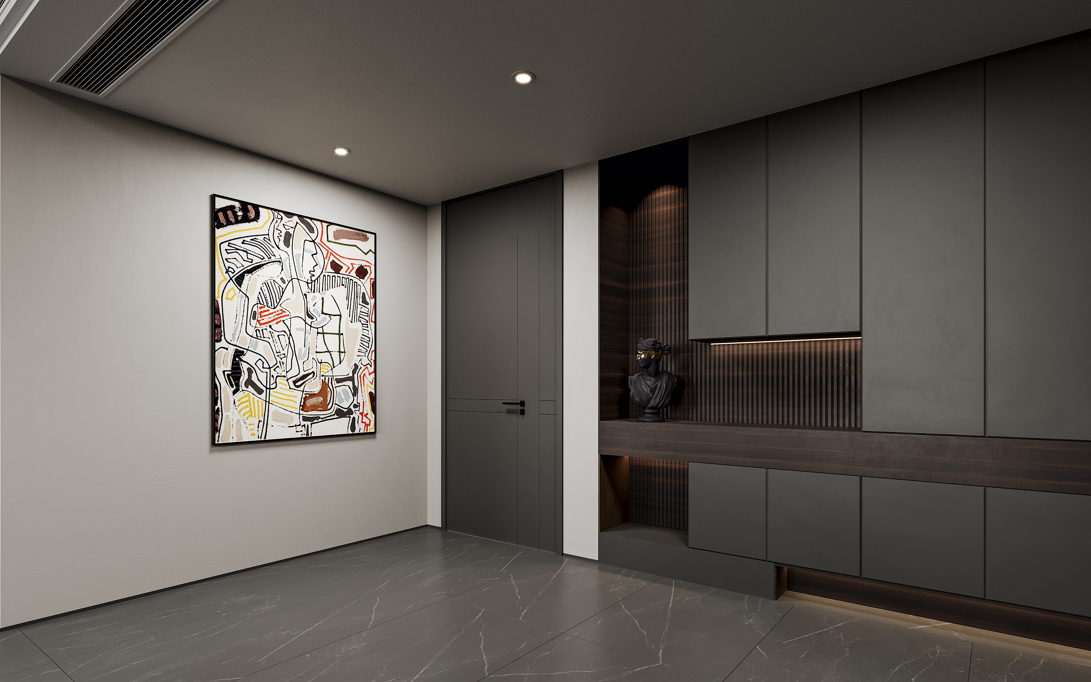 极简暗黑公寓-1