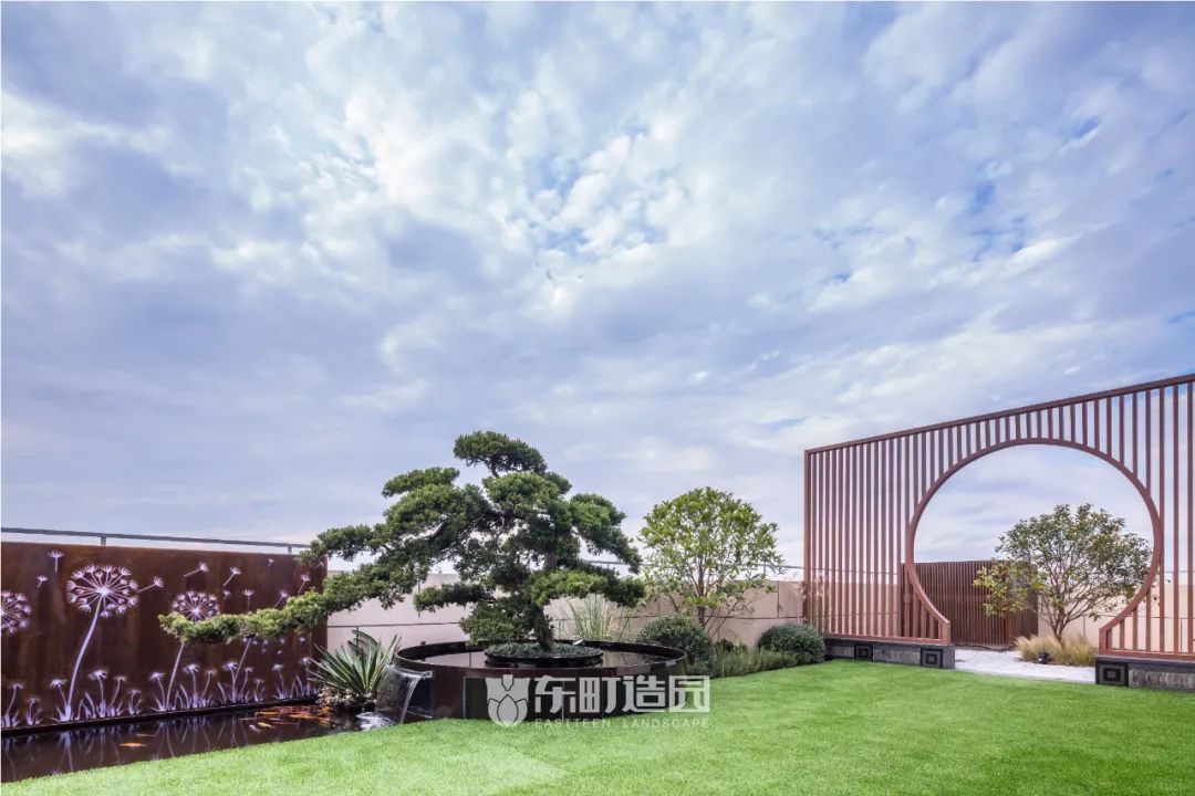 新中式花园设计，传统文化与现代生活的完美融合-23