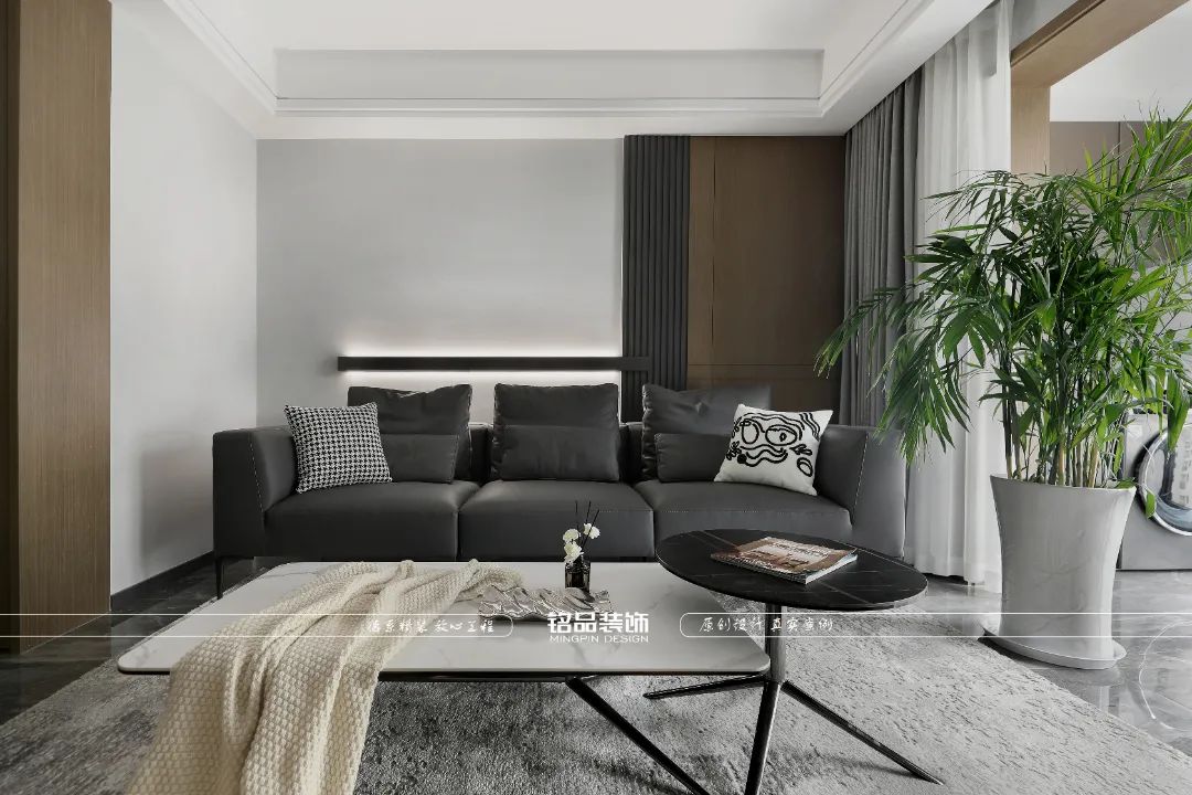 现代轻奢理想家 · 丁先生一家的舒适生活丨浙江铭品装饰工程有限公司-23