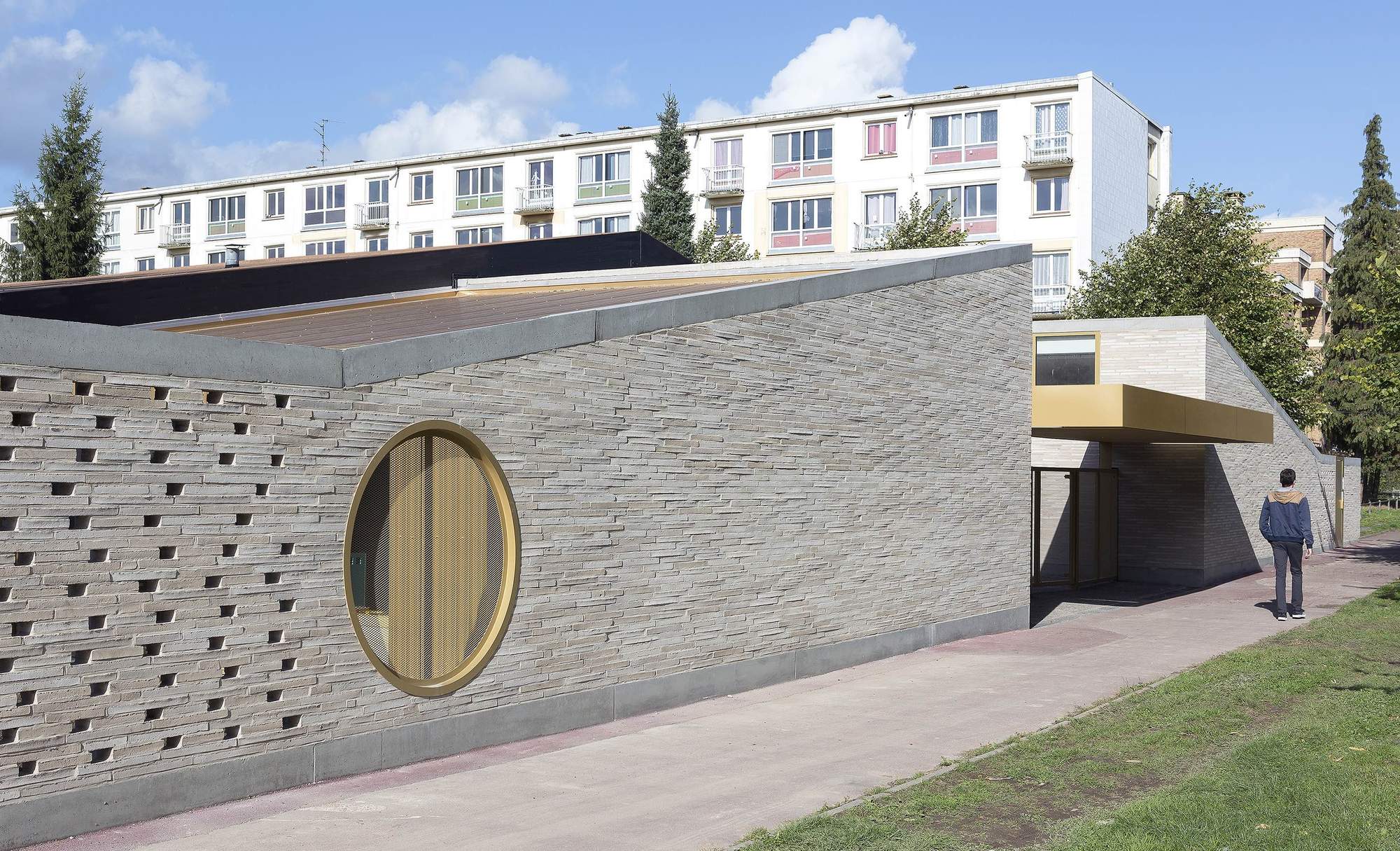 绿意盎然的教育建筑 | La Fontaine 学校扩建-10