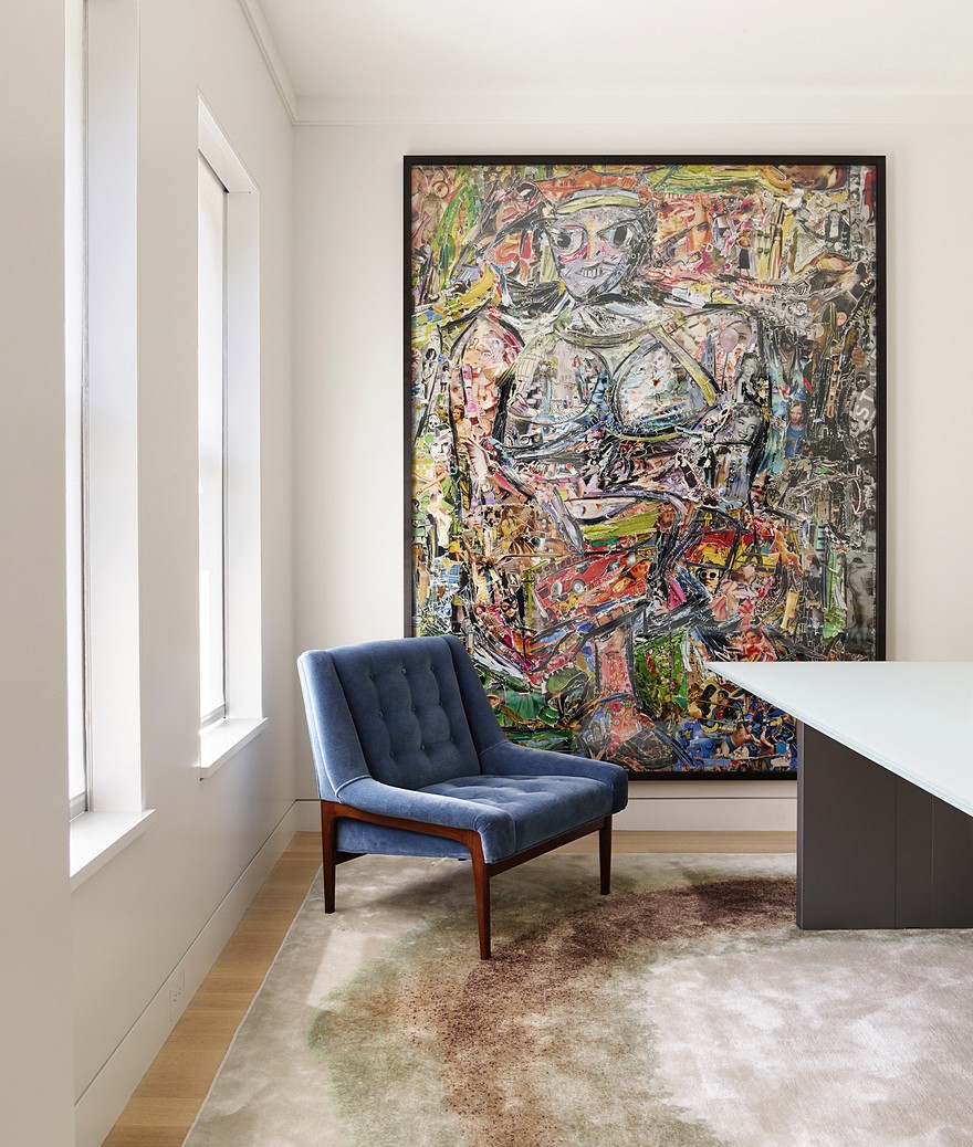 布鲁克林历史区 19 世纪联排别墅现代改造-19