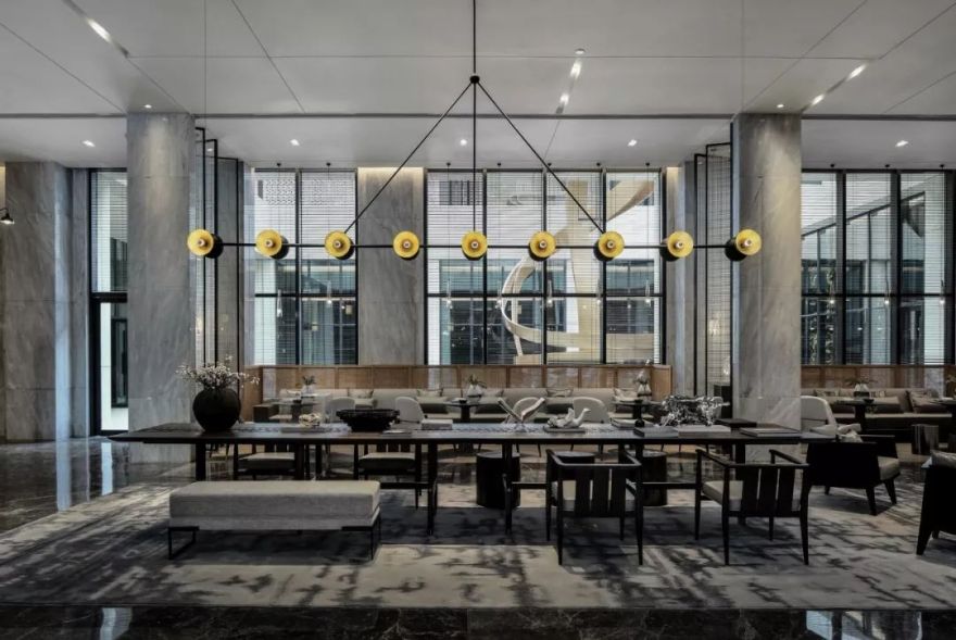 天津津门大院售楼处 | 古韵墨色与现代材质的完美融合-97