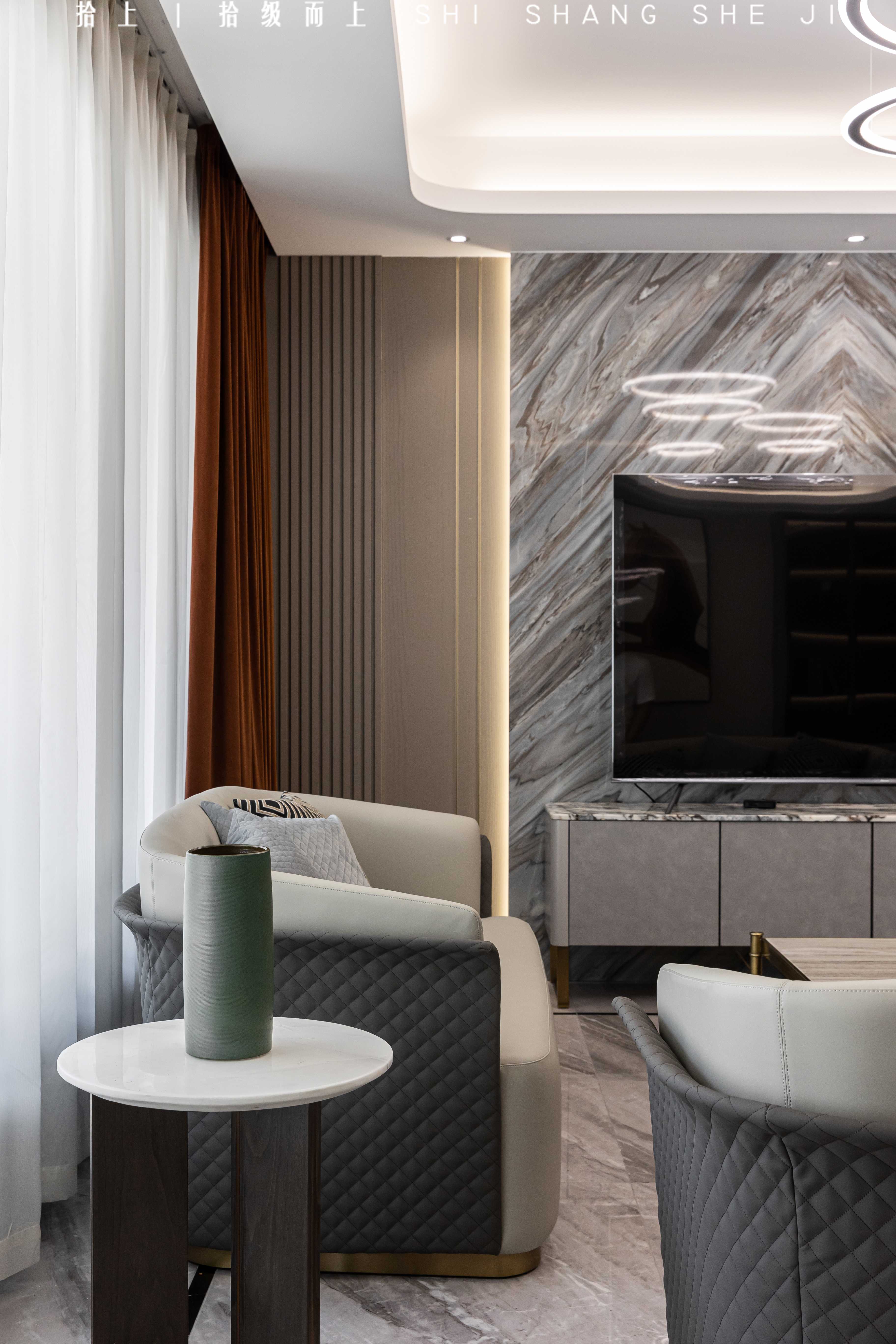 古今交融中式别墅设计丨拾上装饰-45