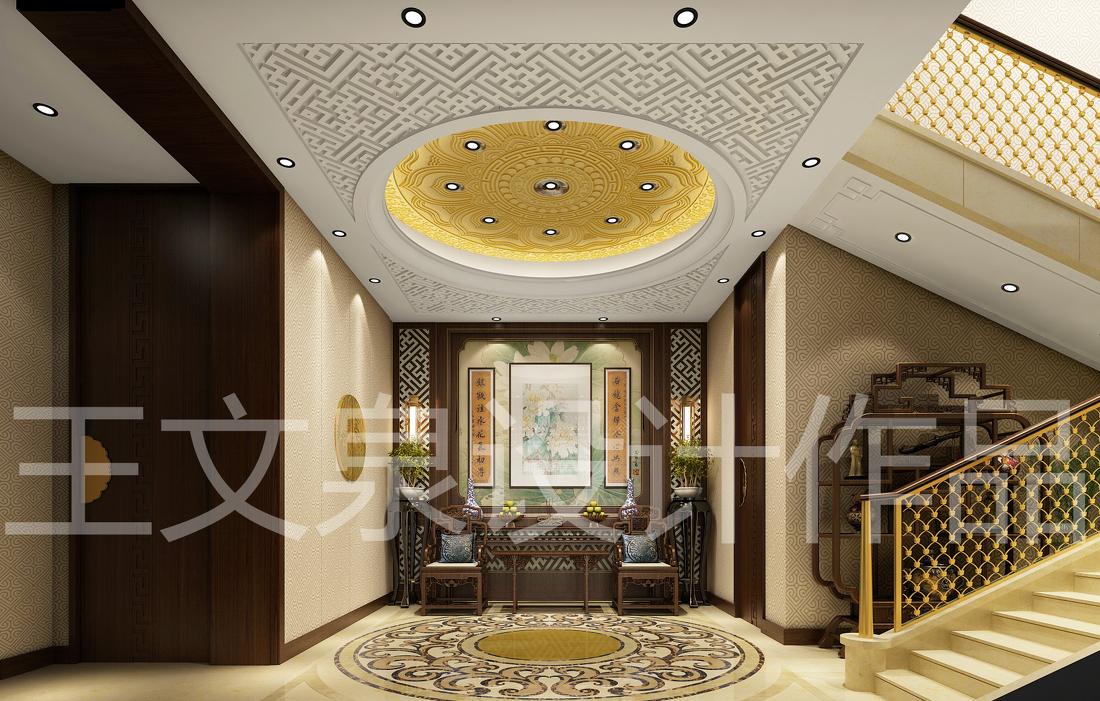 
别墅大宅设计师欧式法式新中式效果图143 -2