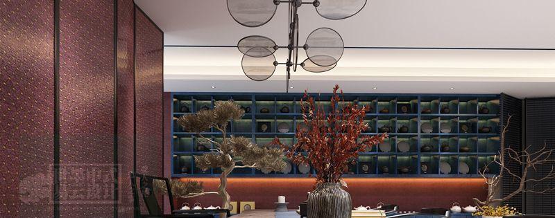 世墨易雲打造金华860平米中式茶室【冥茶】-5