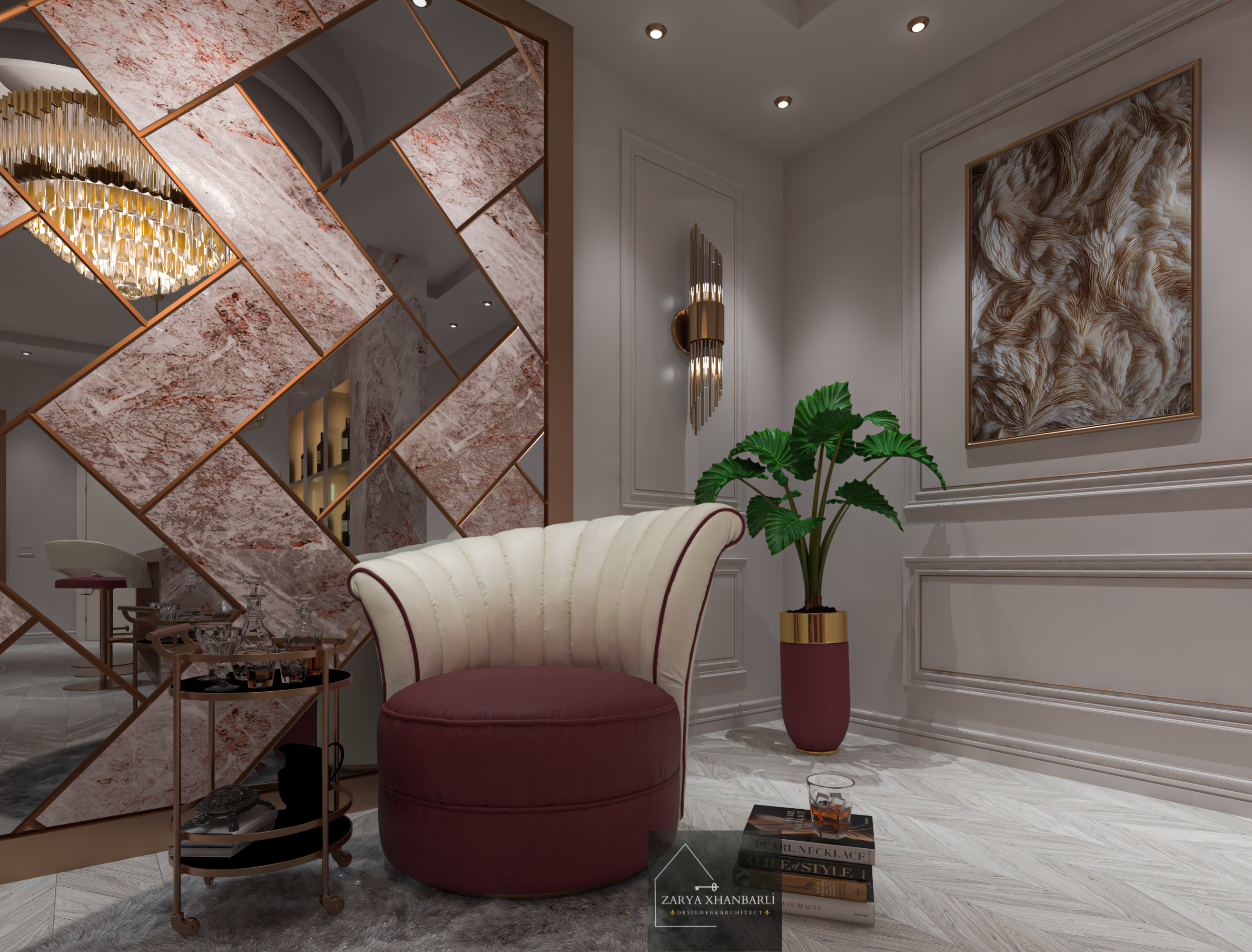 50 平客厅室内设计丨Nazrin Qanbarli-9