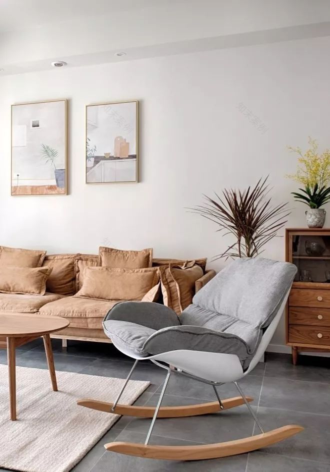 86㎡原木北欧风家居,温馨舒适生活空间-8