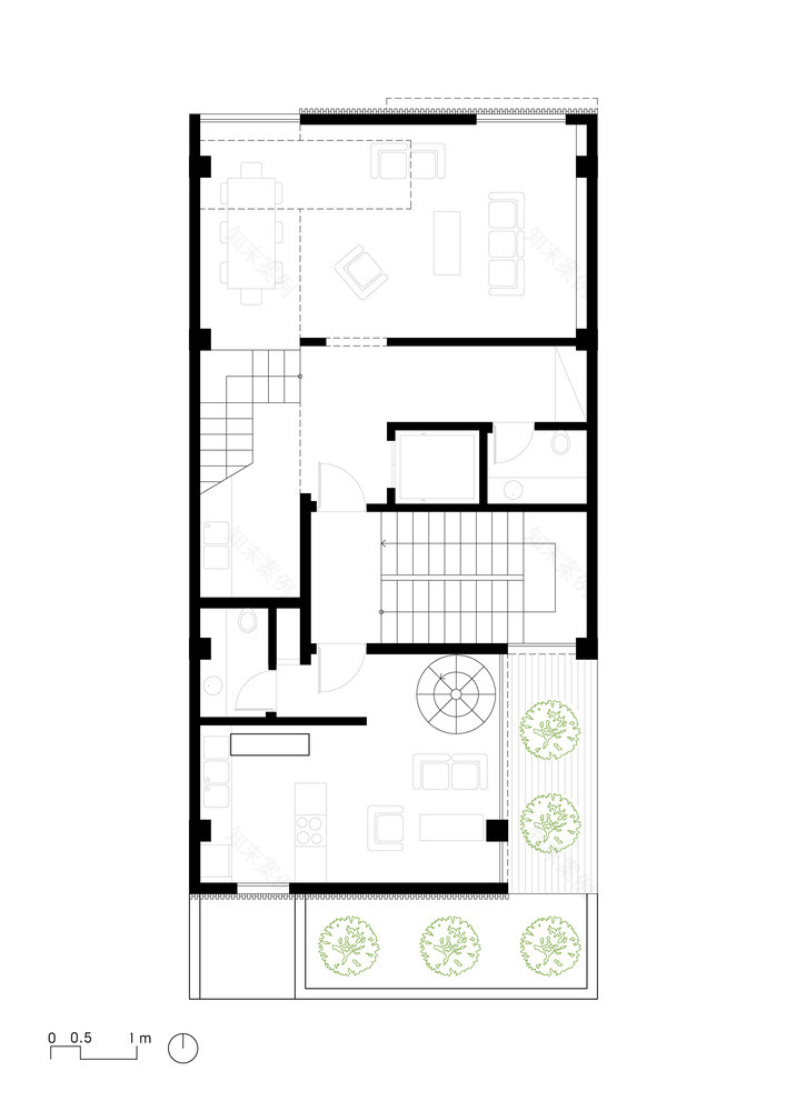 以文化为基础的内敛性红砖别墅设计(小巷之家)丨伊朗丨戈者设计-22