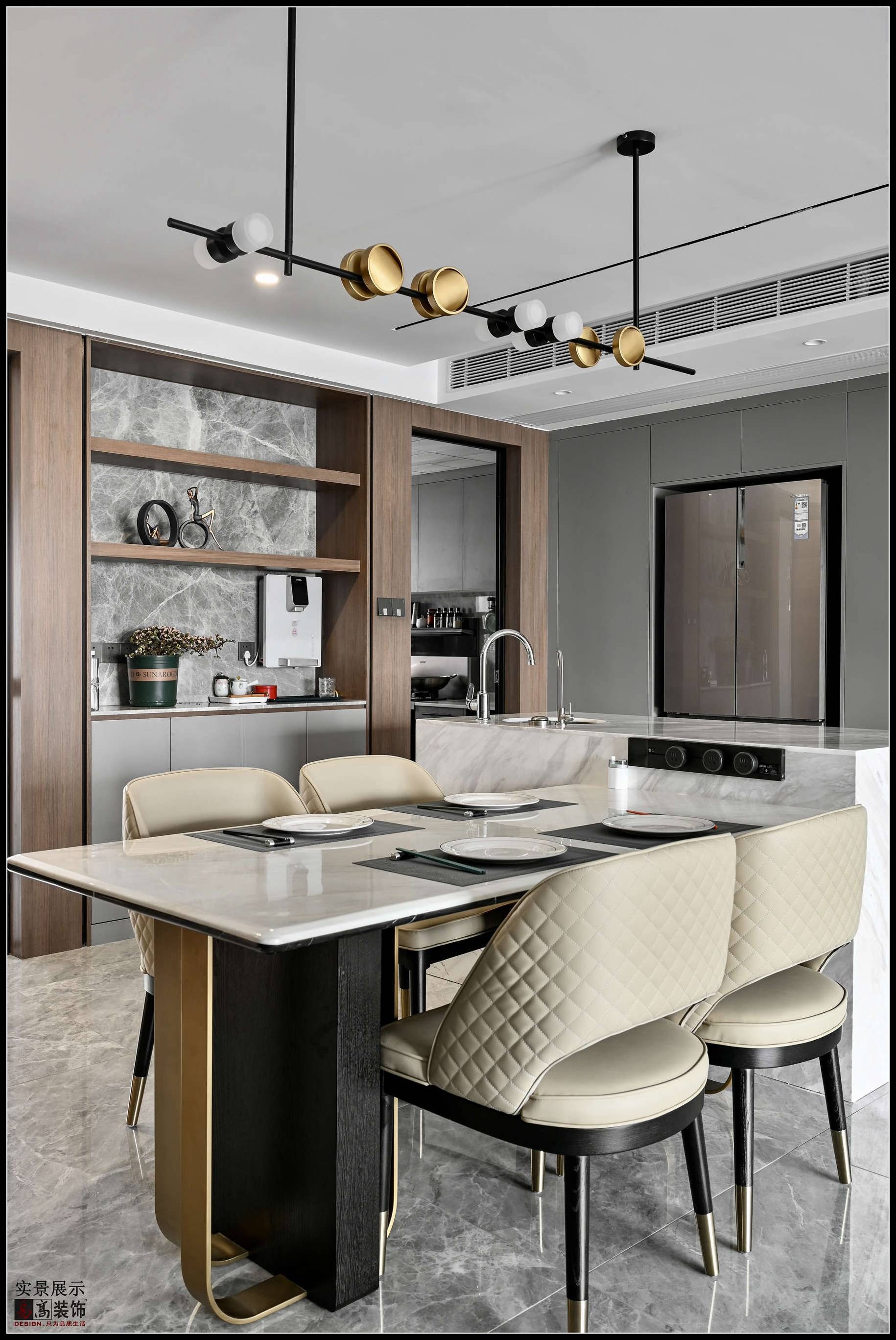 鸿源国际公馆实景呈现丨易高装饰-14