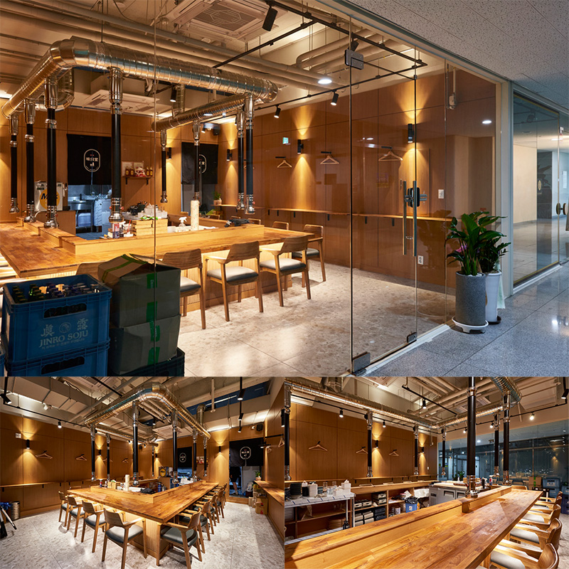 亮点照明 | 17 坪小空间的创意美式餐厅设计-1