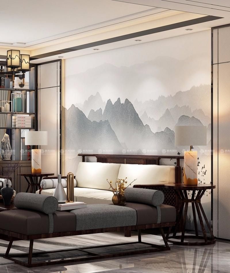 现代元素融入中式风格,打造素雅生活空间-7