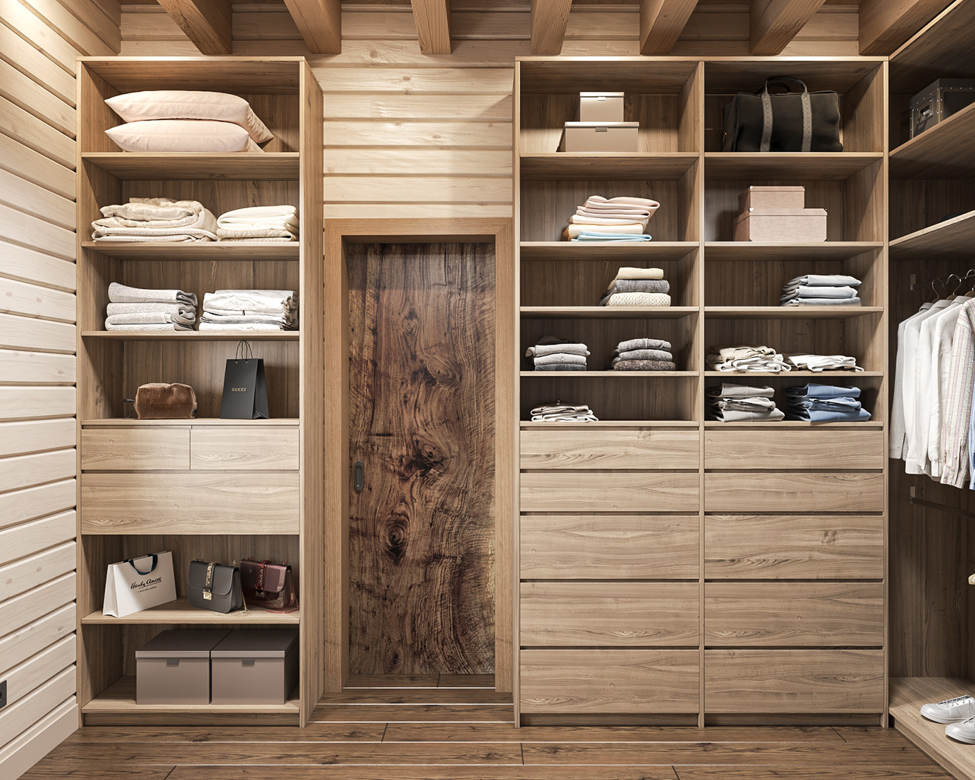 200平 木质简约别墅设计-22