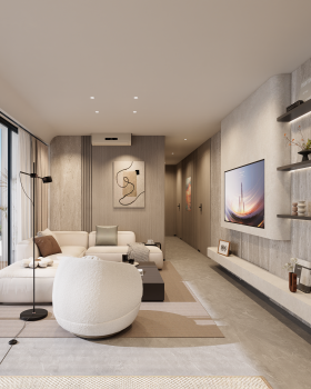 幸福的三口之家  温馨