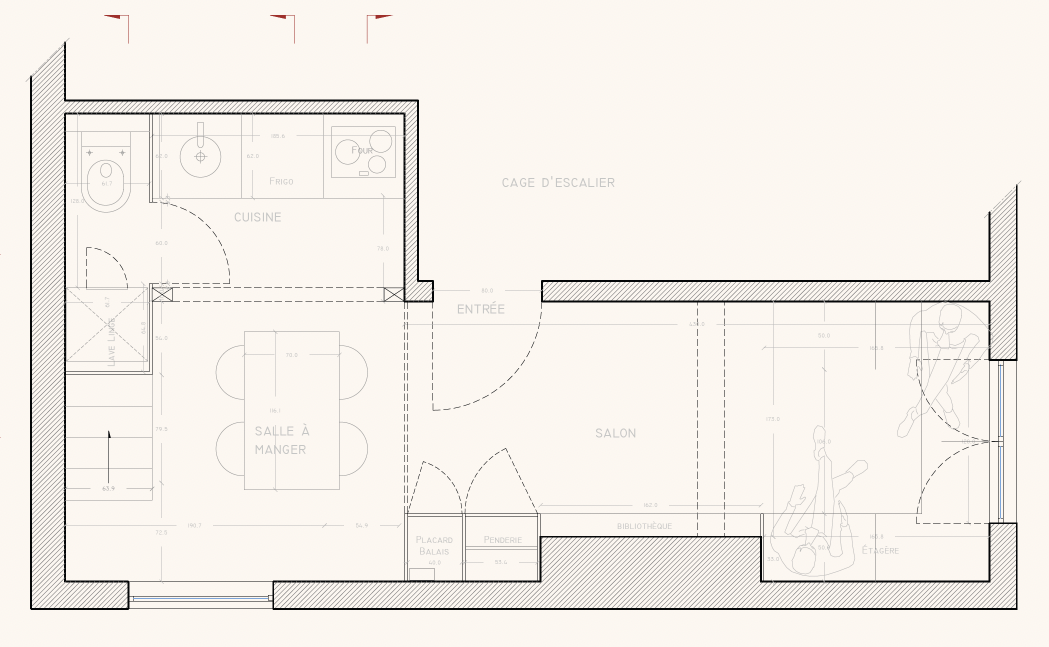 25平米白色与木质宁静小公寓设计丨法国巴黎-44