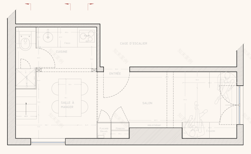 25平米白色与木质宁静小公寓设计丨法国巴黎-44