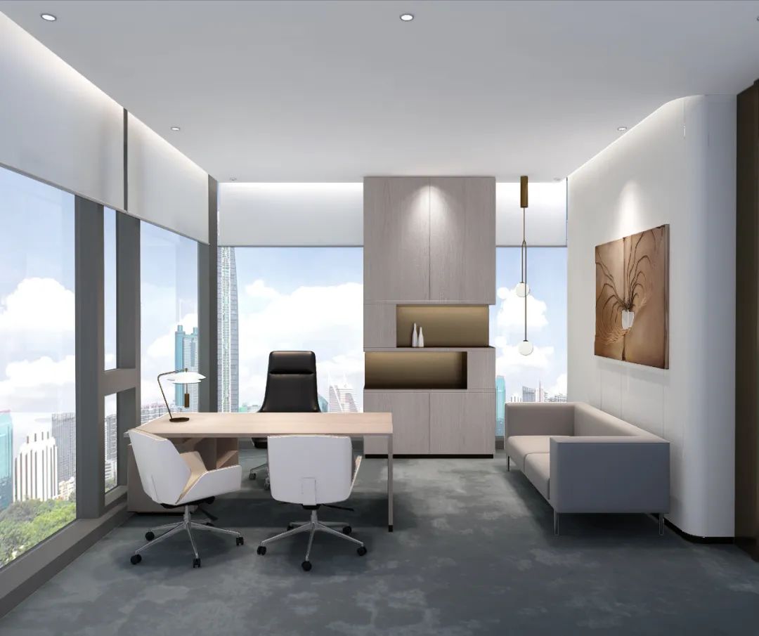 金土办公室 | 极简美学营造宁静空间-27