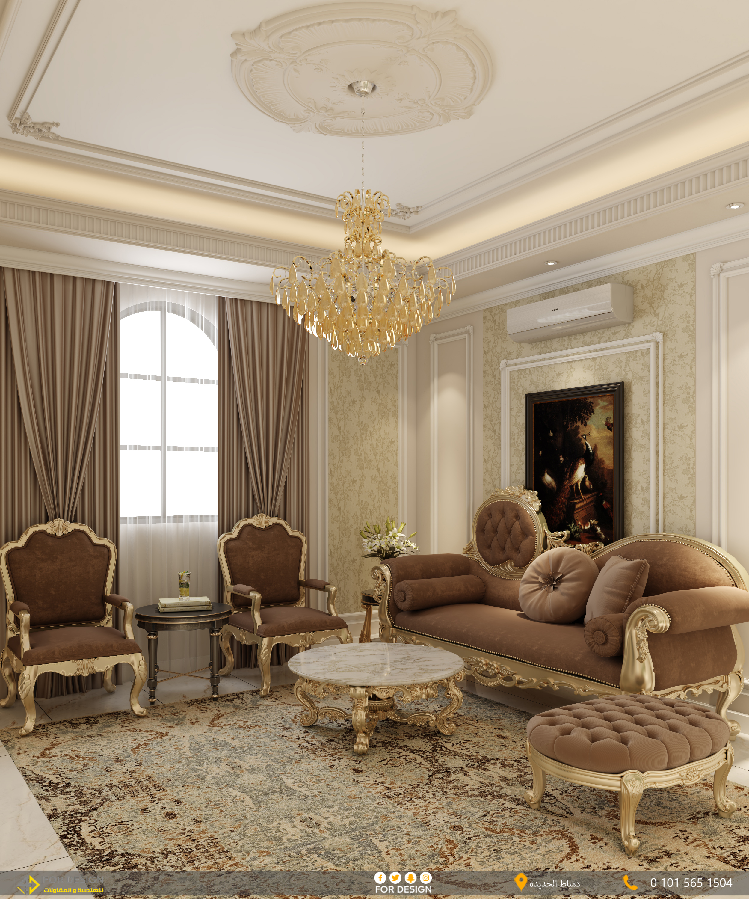 Classic kitchen and living room in NEW DAMIETTE-0