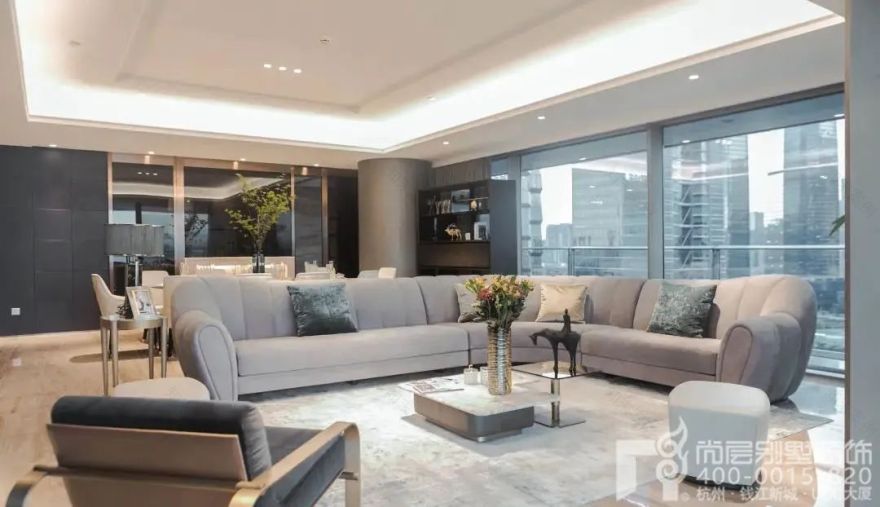 轻奢 VOGLASS VILLA DC丨中国杭州丨尚层别墅装饰-20