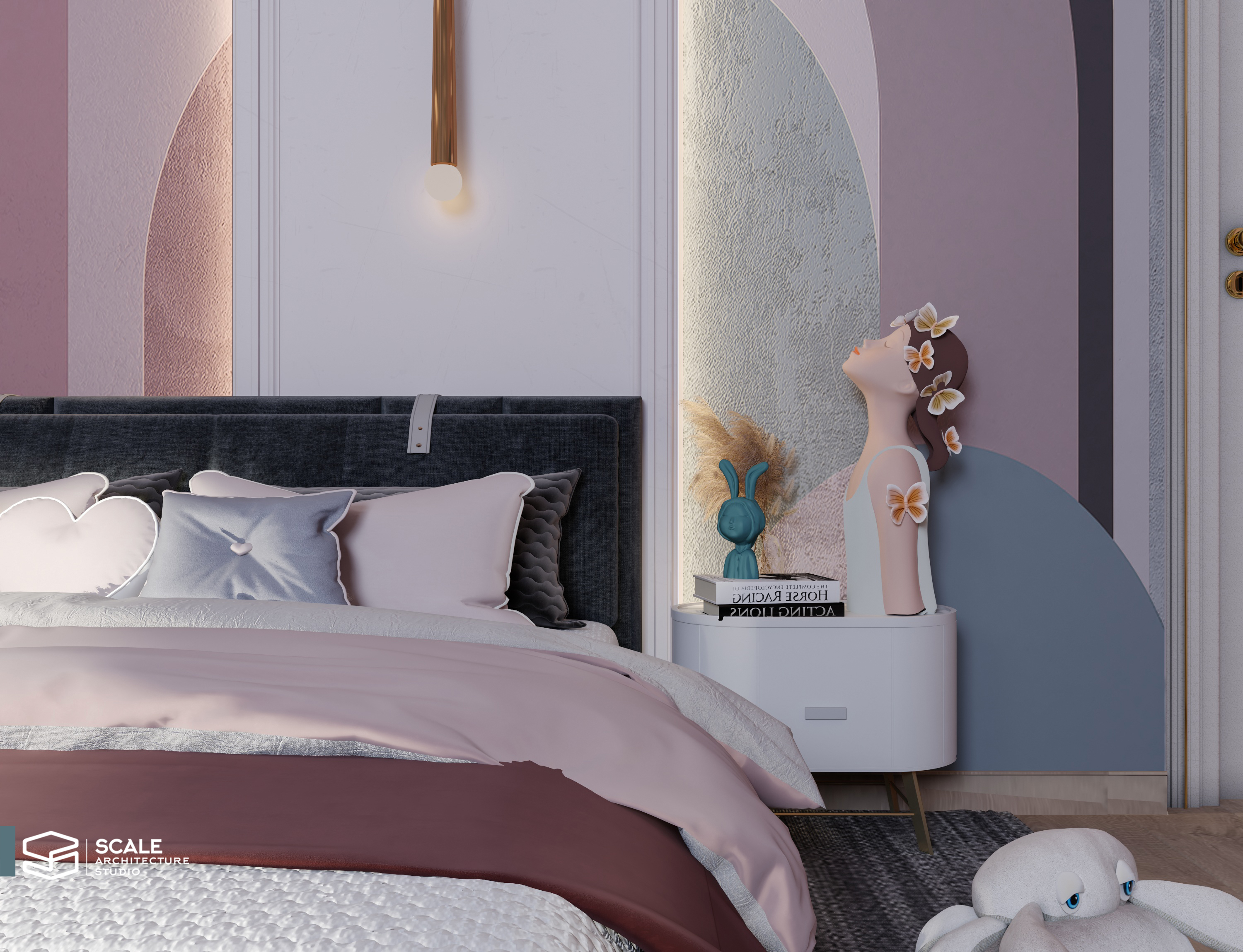 现代儿童卧室设计丨Scale Architecture studio office-7