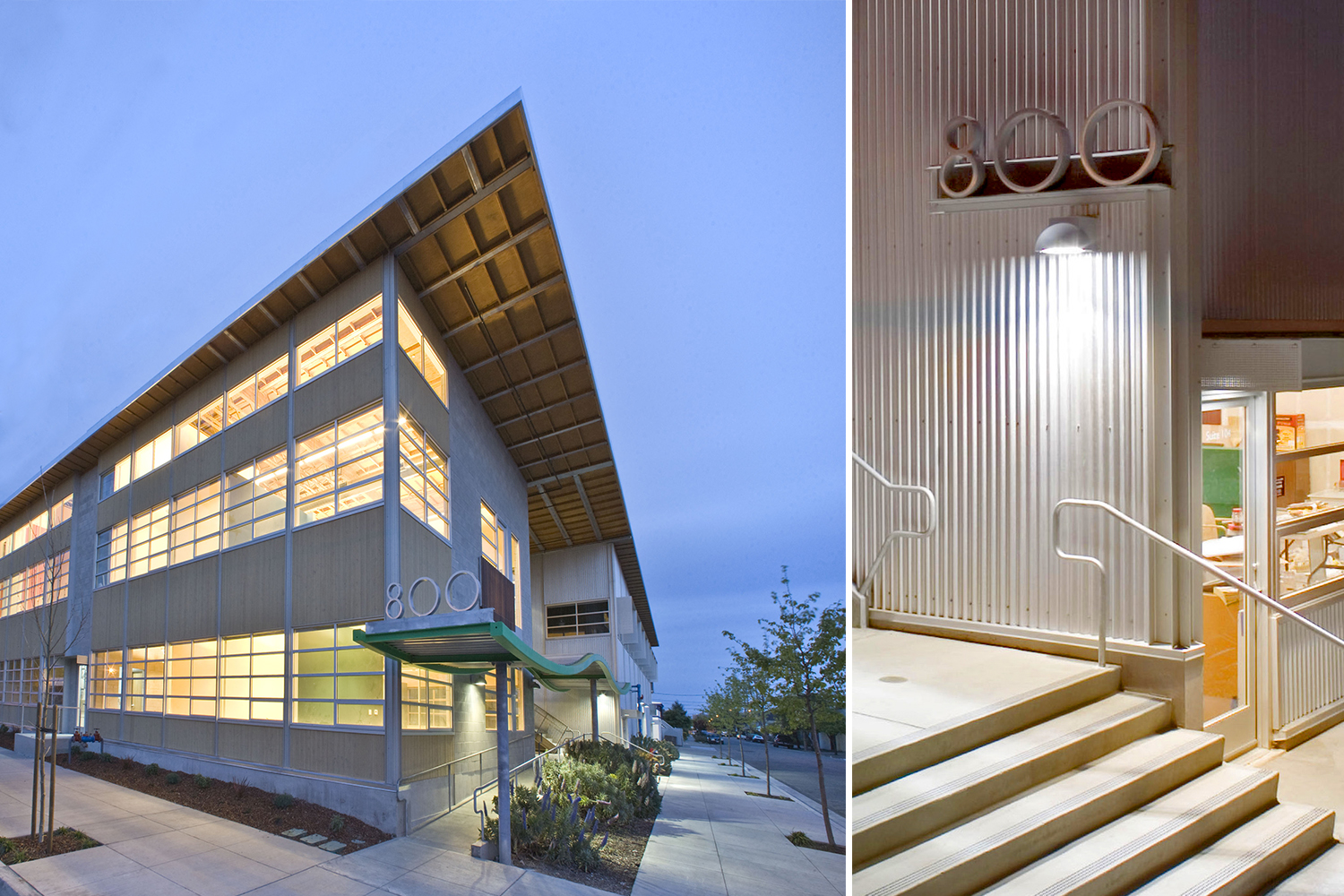 旧金山 20 世纪工业风绿色办公楼-23