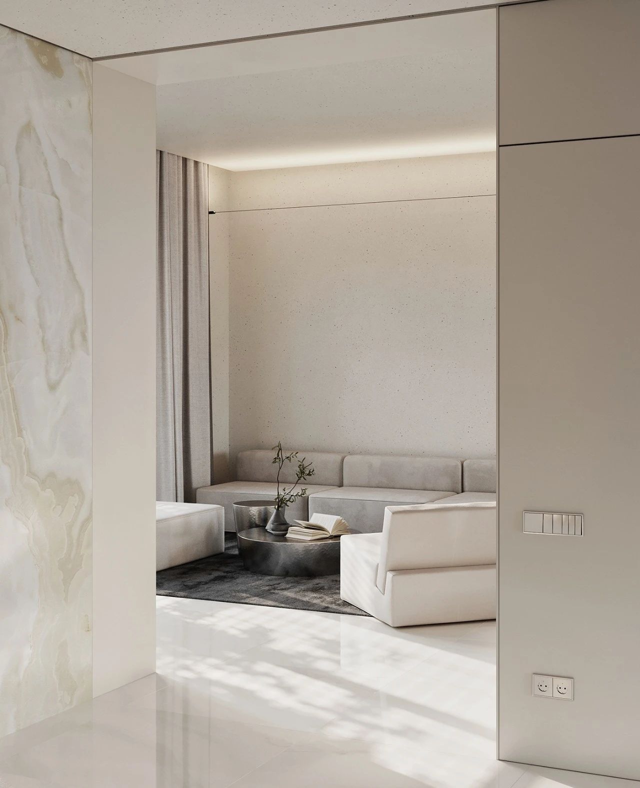 俄罗斯简约优雅公寓设计丨VERITY DESIGN-17