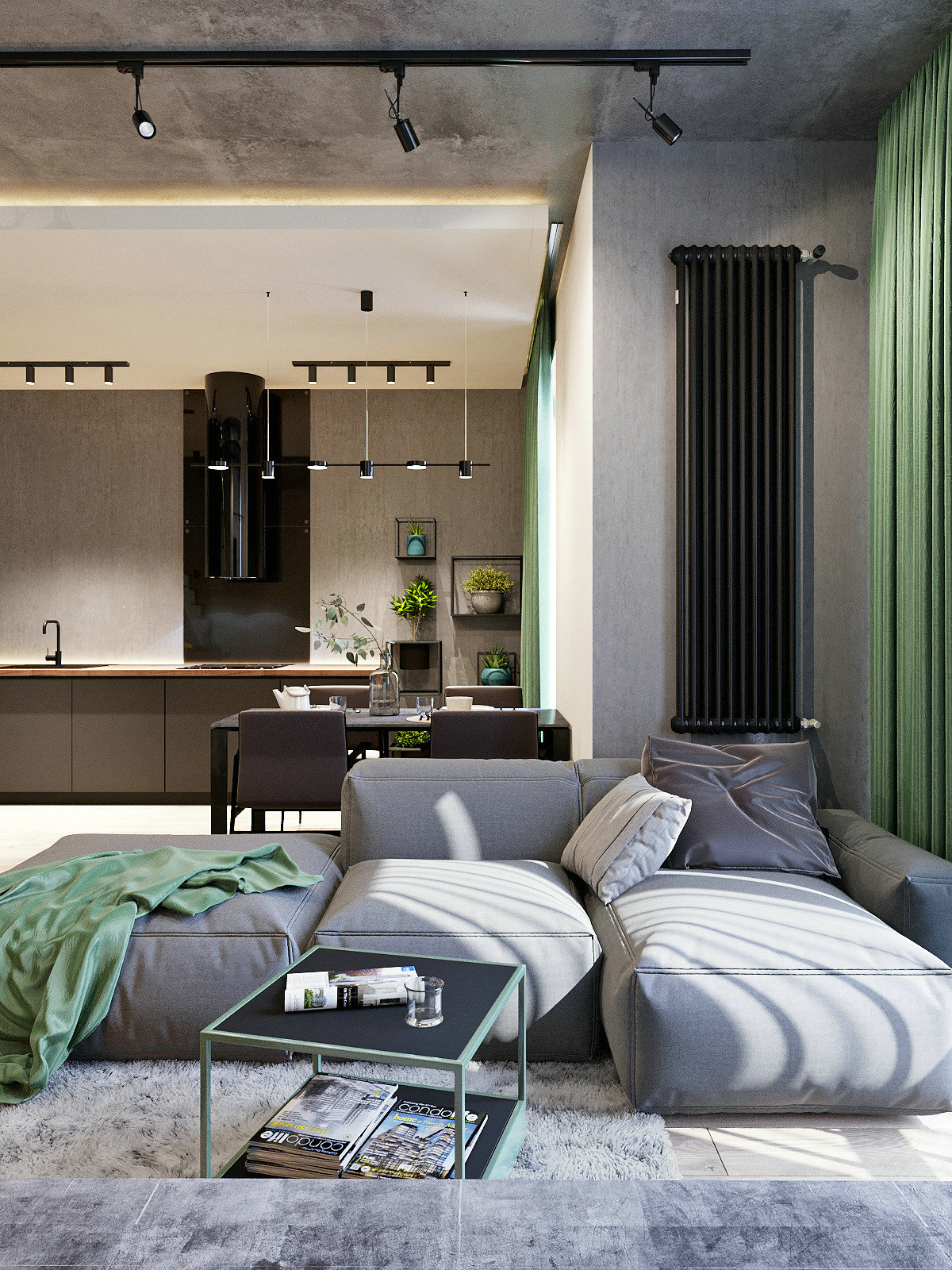 北欧风灰绿设计，展现纯粹魅力-8