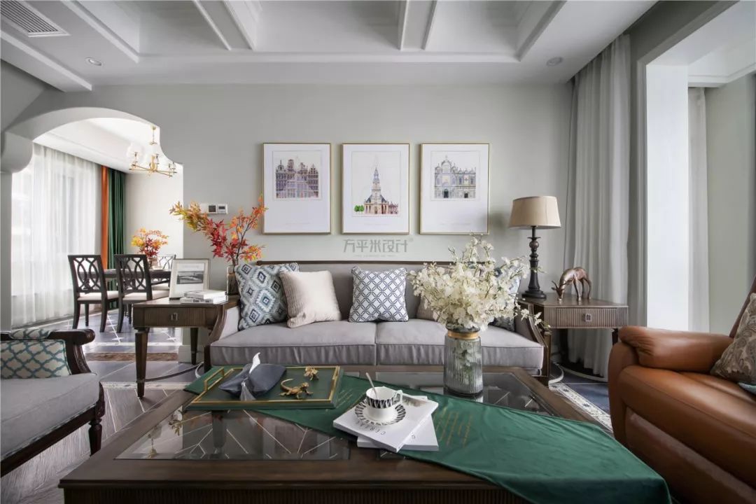 方平米设计 | 现代美式实景新作《相遇缇香》-31