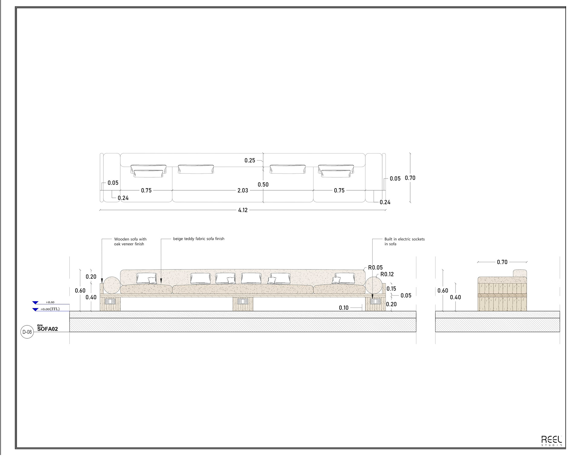 咖啡厅与餐厅施工图纸丨Reel Studio-21