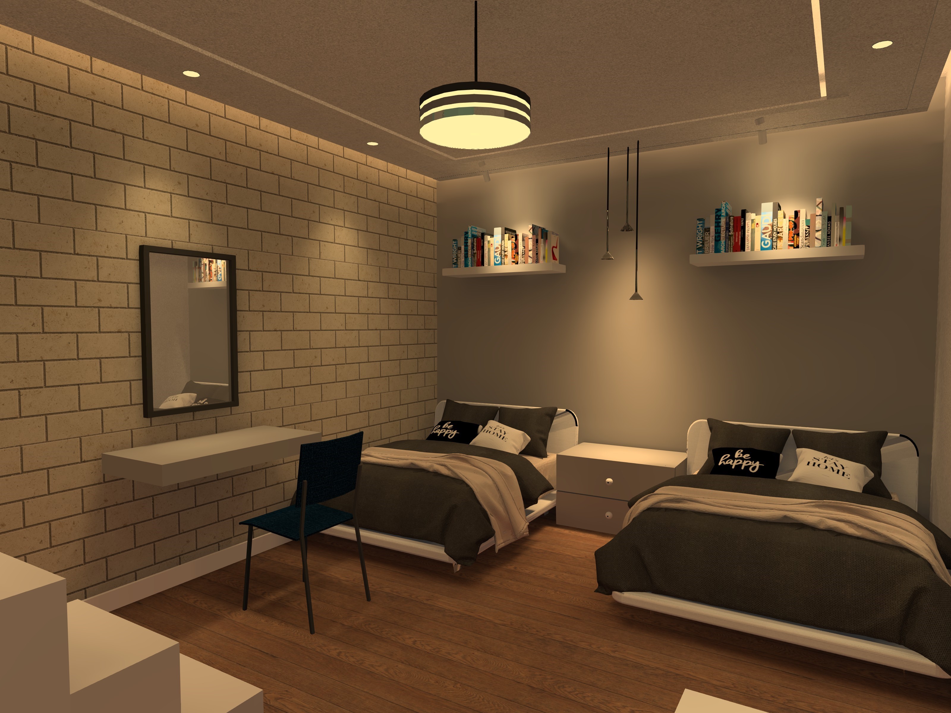 Private Villa Interior lighting design-29