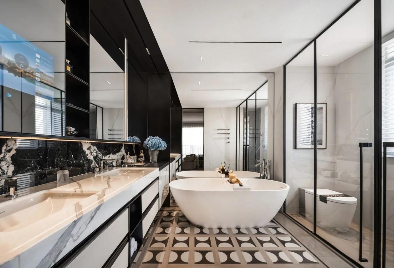 南宁轨道C11大平层344㎡丨中国南宁丨李益中空间设计-22