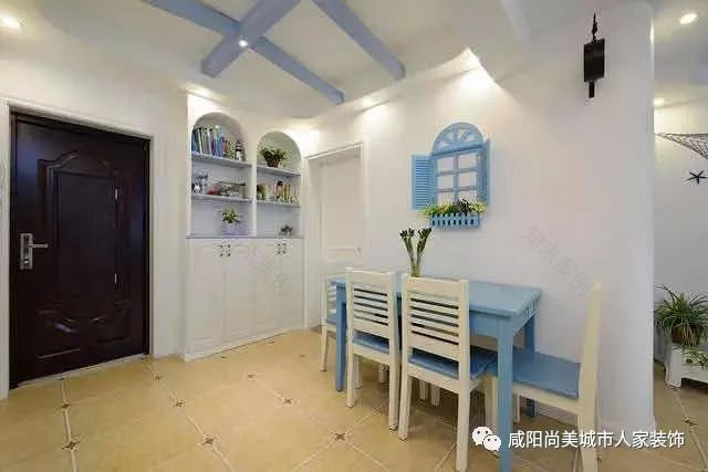 76 平地中海风格两居室 | 清新幸福,浪漫居家-16