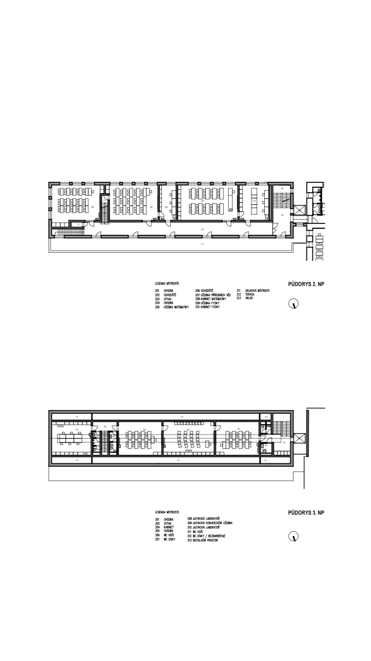 Třebíč天主教高中新建筑扩建丨捷克-86