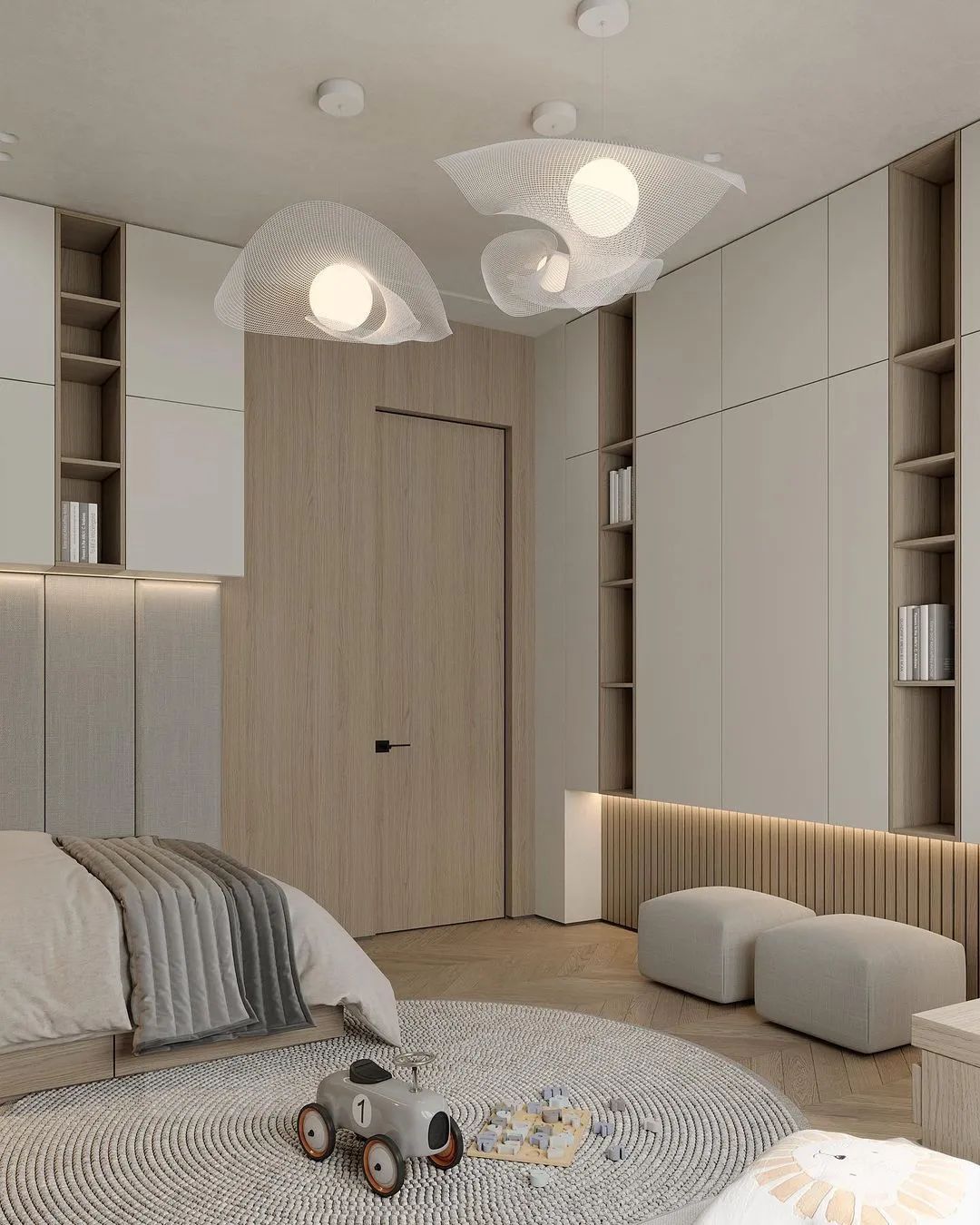 奶油色调的现代空间设计丨俄罗斯圣彼得堡丨DE&DE Studio-45