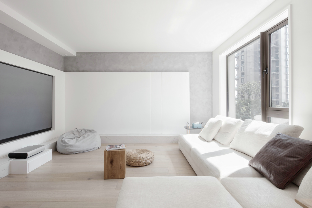 温州立体城私宅 | 白色纯净空间,释放生活压力-3