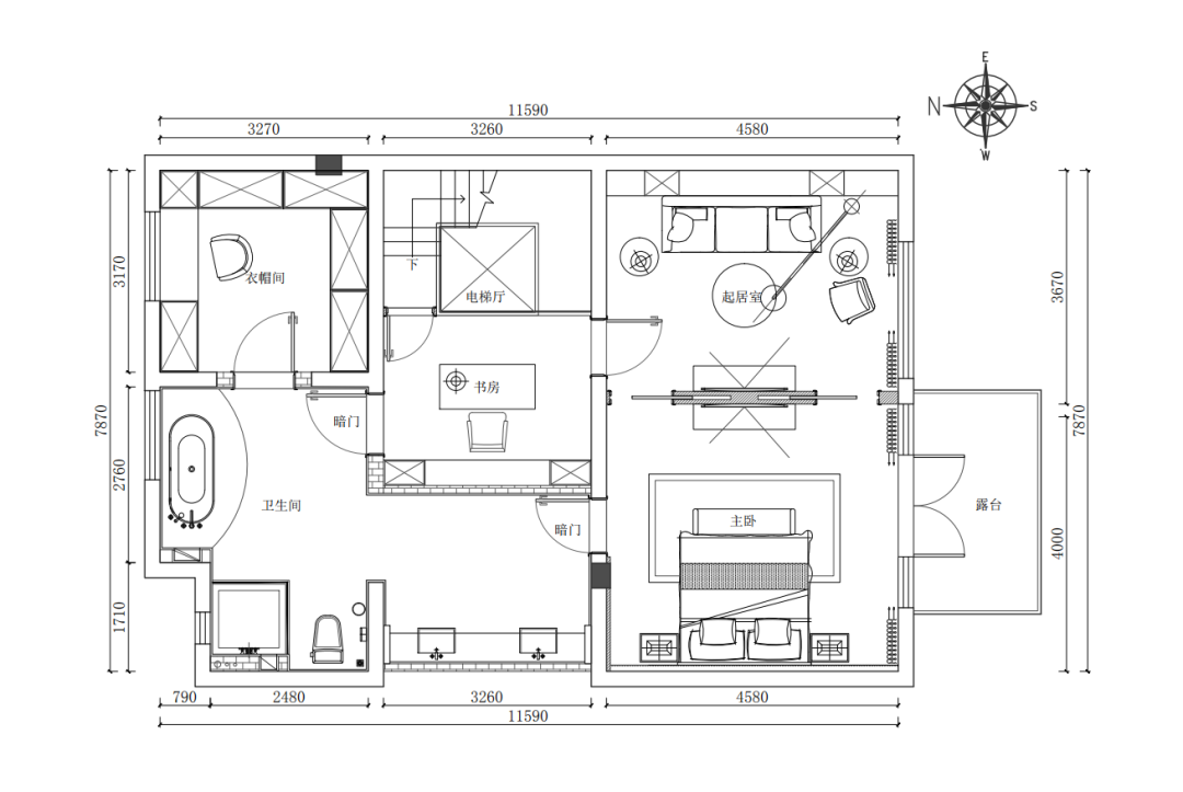 极简美学，打造 500 平纯粹生活空间-63