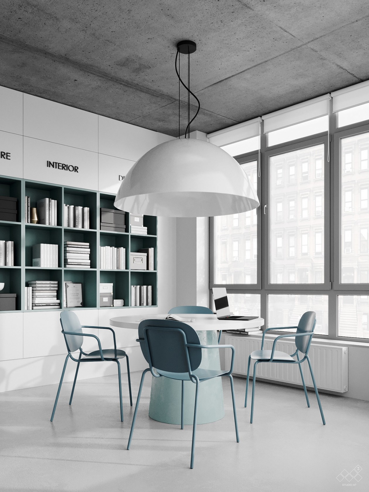 乌克兰基辅86㎡办公空间设计-7