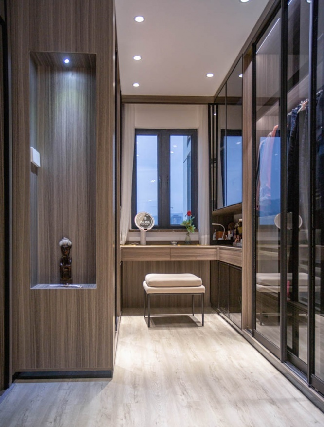 小户型衣帽间设计指南,3㎡空间也能打造炫酷衣帽间-66