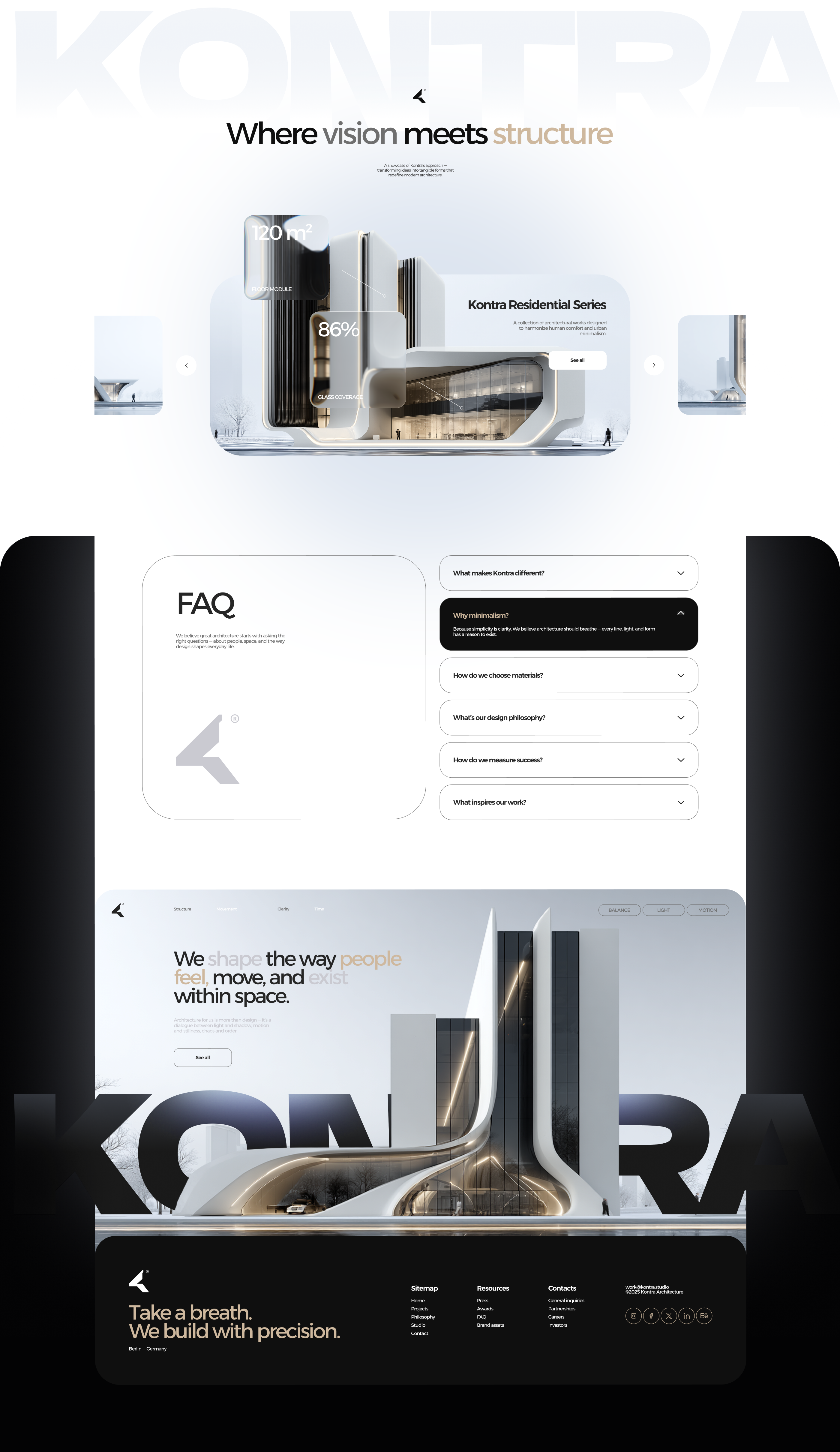 Kontra — Architectural Website Design Concept-4