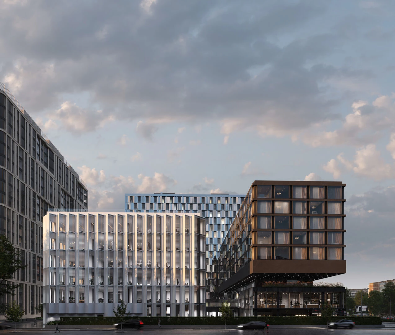 LUNAR 住宅综合体丨俄罗斯莫斯科丨Gillespies-16