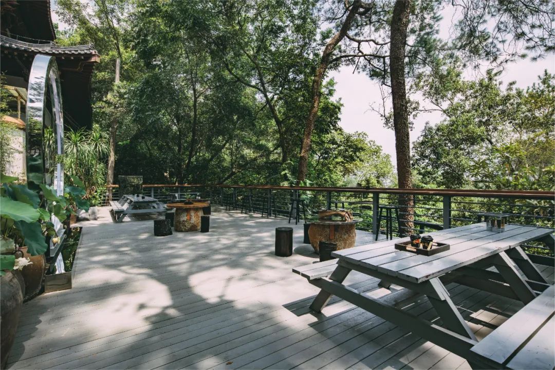 自在生成设计｜观音禅寺，巨石，经幡，风中无畏 - 无畏咖啡青秀山店-27