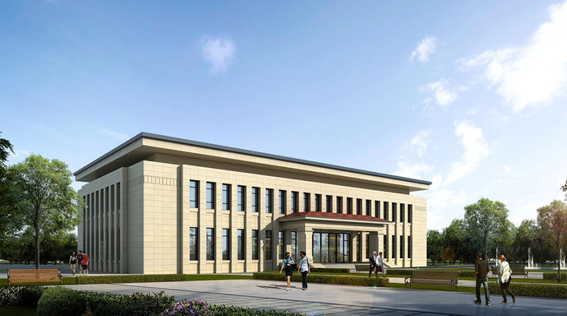 办公楼建筑外观设计案例效果图-10