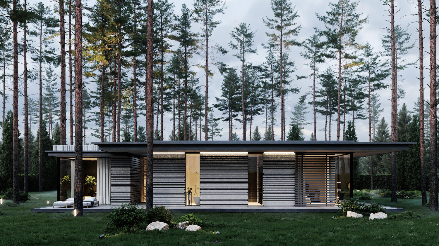 Kerimov Architects设计 280㎡双人住宅                     -0