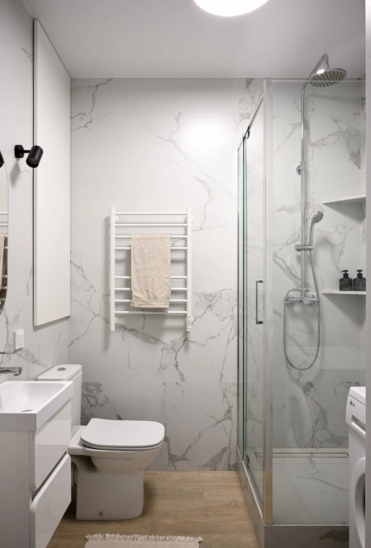 33㎡一居室设计丨Angelika Makarevich-17