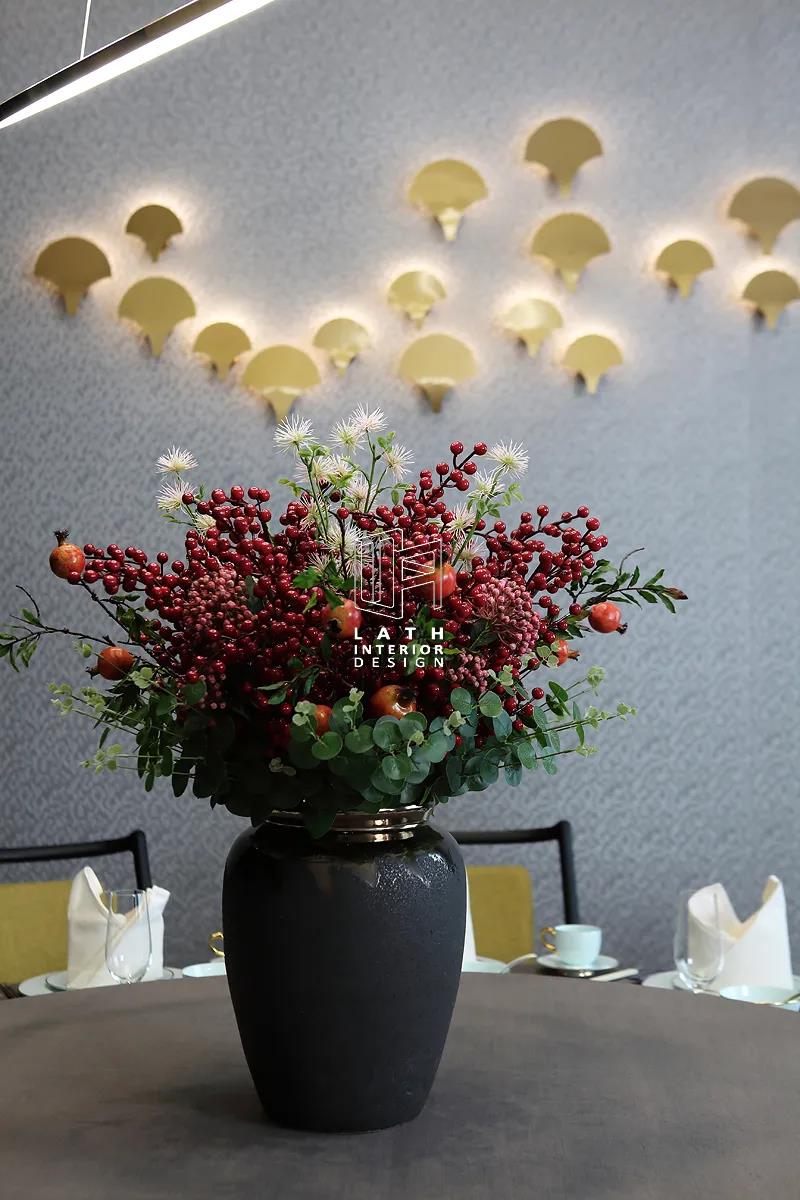 现代 Art Deco 风格餐厅设计-61