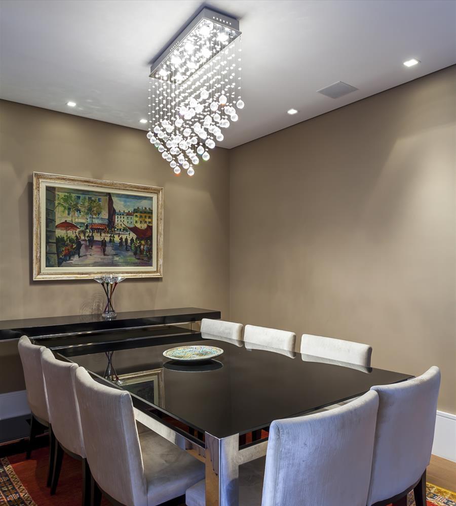 巴西圣保罗 350 平米现代公寓,木质与玻璃的精致细节-9